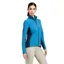 Ariat Women's Andes Full Zip Sweatshirt - Saxony Blue/Navy Eclipse